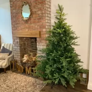 Everlands 210cm (7ft) Green Grandis Fir Real Look Christmas Tree 2326 Tips