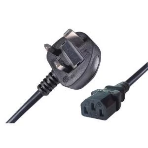Connekt Gear IEC C13 UK Mains Power Plug 1.8m 27-0110b