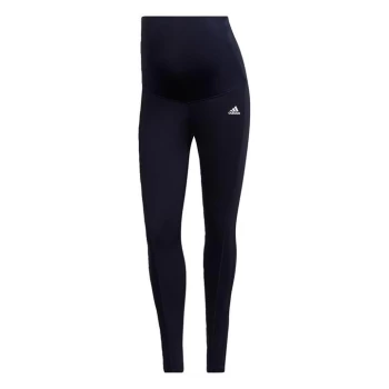 adidas Designed To Move 7/8 Sport Tights (Maternity) Wome - Legend Ink / White