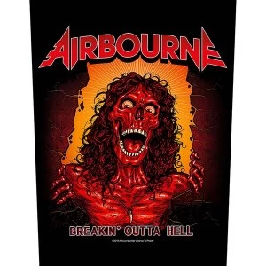 Airbourne - Breakin' Outa Hell Back Patch
