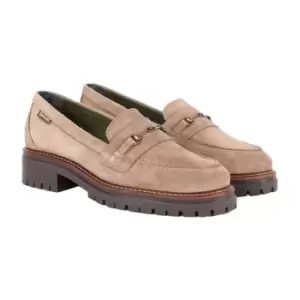 Barbour Womens Brooke Loafers Taupe UK 6