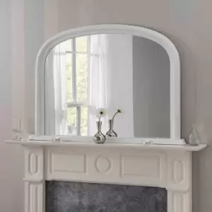 Yearn Mirrors Yearn Contemporary Overmantle Mirror White 112(w)x77Cm(h)