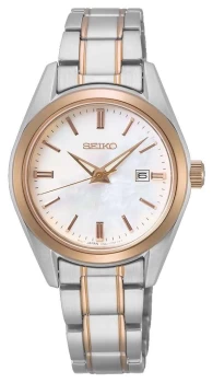 Seiko Conceptual Womens Quartz Two-Tone Steel Bracelet Watch