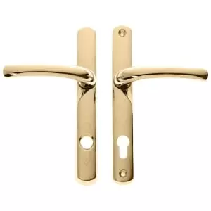 Yale TS007 2* Platinum Security Door Handle - Polished Gold
