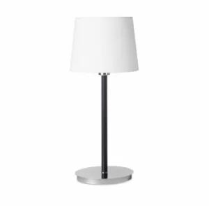 Deluxe lamp, chrome, without lampshade