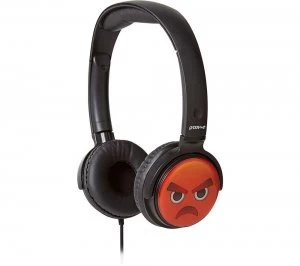 Groov-e EarMOJIs Angry Face Kids Headphones
