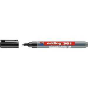 Edding 361 Extra-Fine Whiteboard Marker Pen - Black