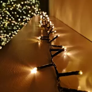 300 LED 7.7m Festive Christmas Outdoor Soft Flicker Firefly Lights in Warm White