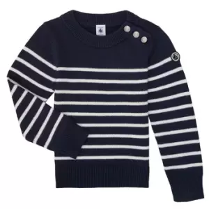 Petit Bateau LOX boys's Childrens sweater in Blue ans,4 years,5 years
