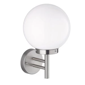 Wofi Remo Wall Lamp - Stainless Steel
