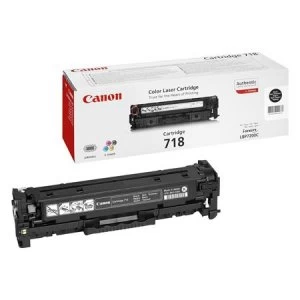 Canon 718 Black Laser Toner Ink Cartridge