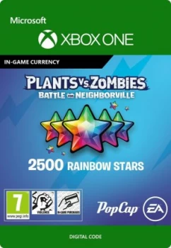 Plants vs Zombies Battle For Neighborville 2500 Rainbow Stars Xbox One
