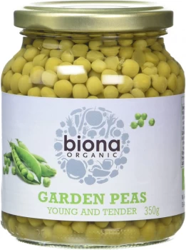 Biona Organic Garden Peas - 350g x 6