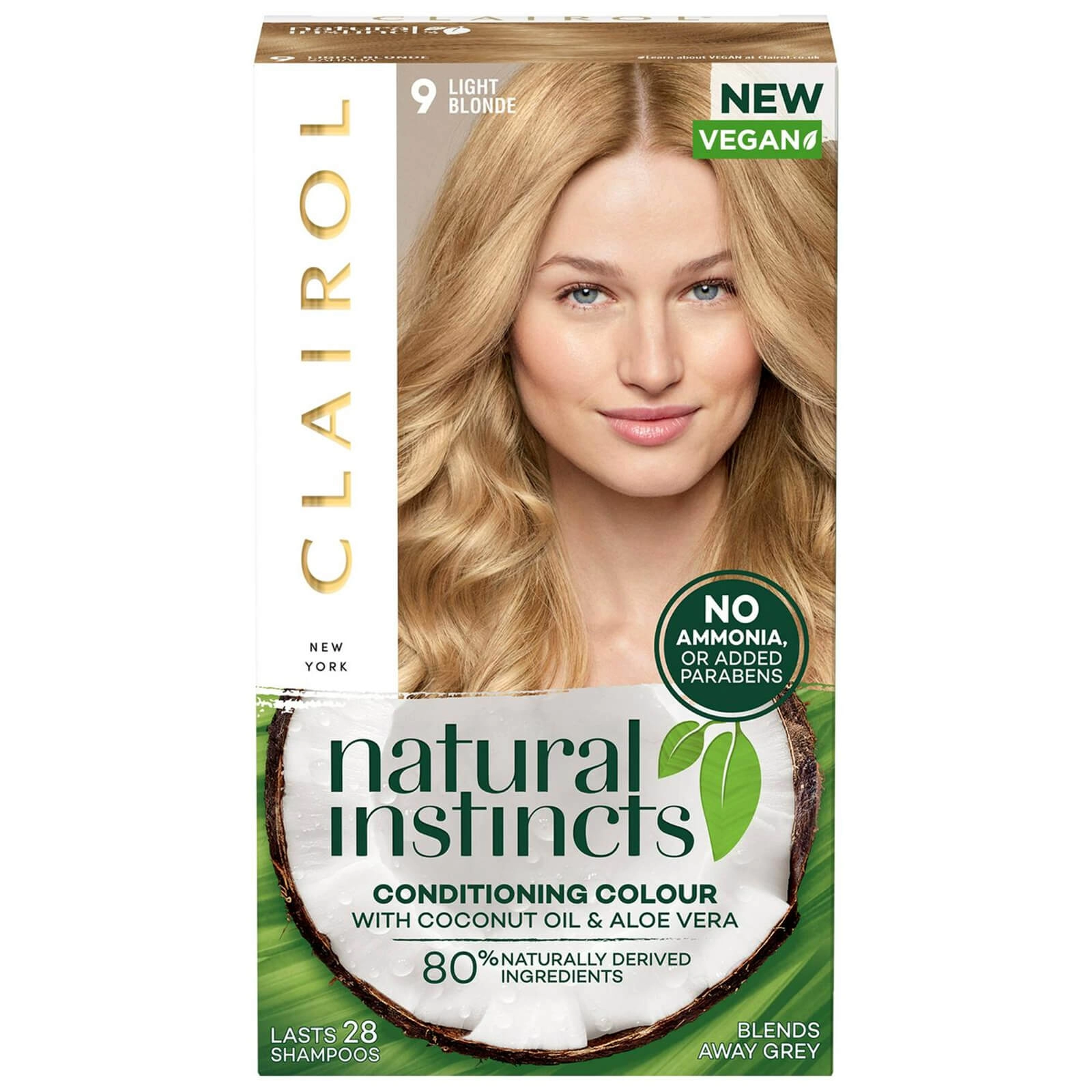 Clairol Natural Instincts Semi Permanent Hair Colour 9 Light Blonde - wilko