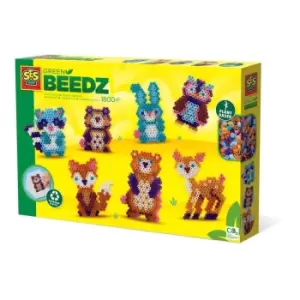 Beedz Forest Animals Green 1800 Iron-on Beads Mosaic Art Kit