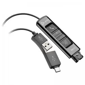 Poly DA85 USB A and USB C to QD Smart Digital Interface Adapter