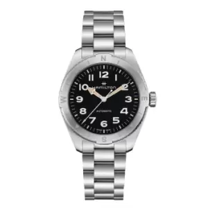 Hamilton Khaki Field Expedition Auto Black Dial Stainless Steel Bracelet Mens Watch H70315130 (Stock Expected 29/09/23)