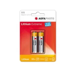 Agfaphoto Extreme Lithium AA Batteries (2 Pack)