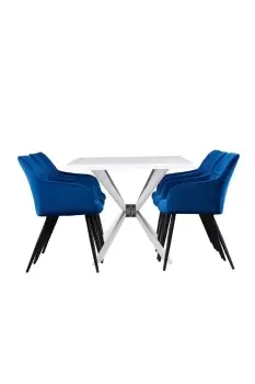 'Camden Duke' LUX Dining Set a Table and Chairs Set of 6
