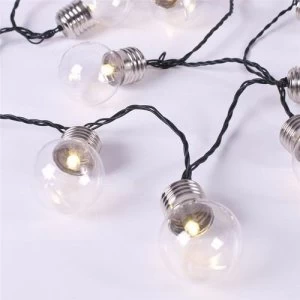 GardenKraft 50pc Warm White LED Indoor/Outdoor Display String Rope Light
