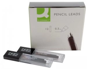 Q Connect Pencil Leads 0.5mm - 12 Pack