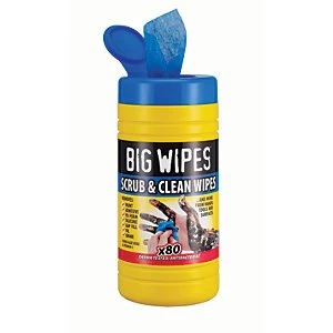 Big Wipes Heavy Duty Scrub & Clean Wipes Tub of 80