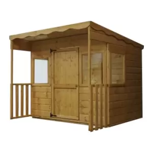 Mercia 5'9ft x 5'8ft Pent Style Wooden Playhouse - Installation Included