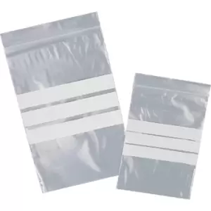 3"X3.3/8" Write-on Grip Seal Bags, Pk-1000