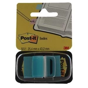 Post-it Bright Blue Index Tabs 25mm Pack of 12x50 680-23