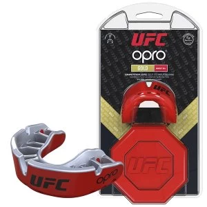 UFC Gold Mouthguard by Opro Red/Silver Youths