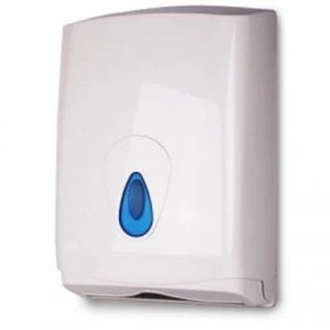 Value White Plastic Hand Towel Dispenser
