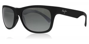 Maui Jim Kahi Sunglasses Matte Black 736-02MR 58mm