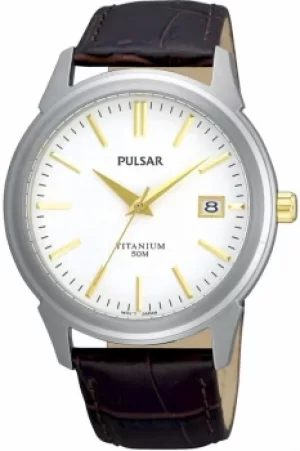 Mens Pulsar Titanium Watch PXHA21X1