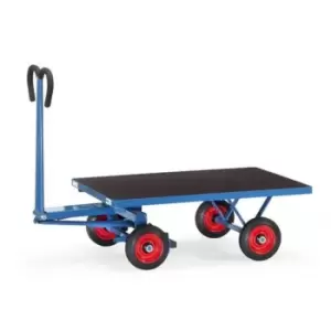 Fetra Heavy-Duty Turntable Truck Cart 1600 x 900mm - 1000kg Capacity with Rubber Cushion Tyres