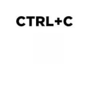 CTRL C Womens T-Shirt - White - 3XL