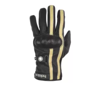 Helstons Eagle Air Summer Leather Black Beige Gloves T9