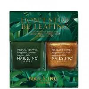 nails inc. Nail Polish Duo Don't Stop Be-Leafing