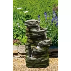 Breccia Stone Mains Powered Water Feature