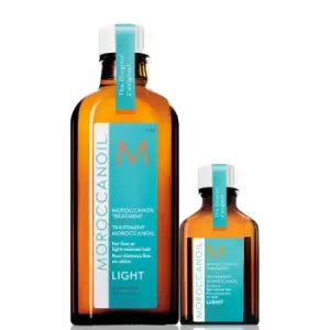 Moroccanoil Treatment Light 100ml with Moroccanoil Treatment Light 25ml (Worth £48.70)