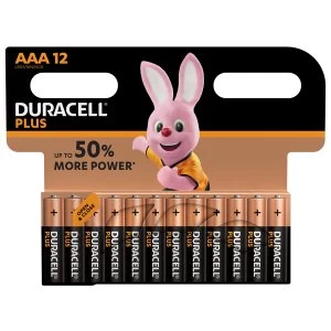 Duracell Plus Power AAA Batteries - 12 Pack