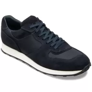 Loake Mens Foster Trainers Navy Suede 9 (EU43)