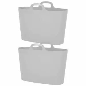 Wham 40 Litre Flexi-Bag Pack of 2, Grey