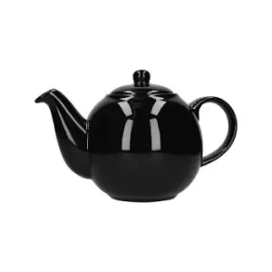London Pottery - Globe 6 Cup Teapot Gloss Black