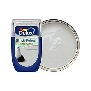 Dulux Simply Refresh One Coat Goose Down Matt Emulsion Paint 30ml