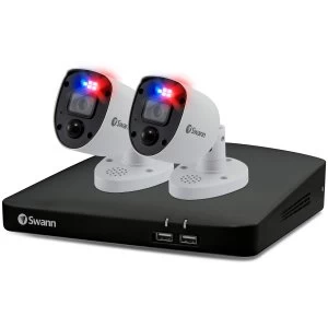 DVR-5680 4K / 1TB / 2 x PRO-4KRL 4K Enforcer Bullet Analog CCTV Cameras
