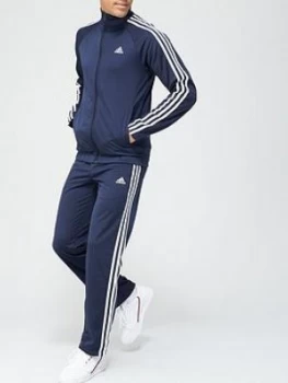 Adidas 3 Stripe PES Tracksuit - Ink, Size S, Men
