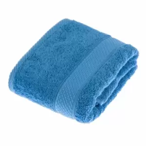 HOMESCAPES Turkish Cotton Cobalt Blue Hand Towel - Cobalt Blue