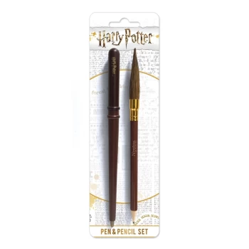 Harry Potter - Wand & Broom Stationery Set
