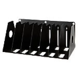 Rotadex Wall Rack A4 Holds up to seven ring binders Black 36.8 x 22.2 x 16.2 cm