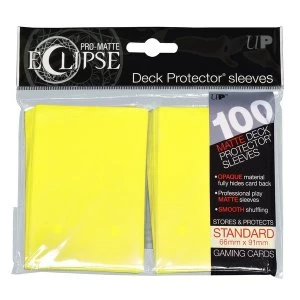 Ultra Pro Lemon Yellow Card Sleeves - 100 Sleeves